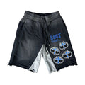Lost  Acid Wash Shorts