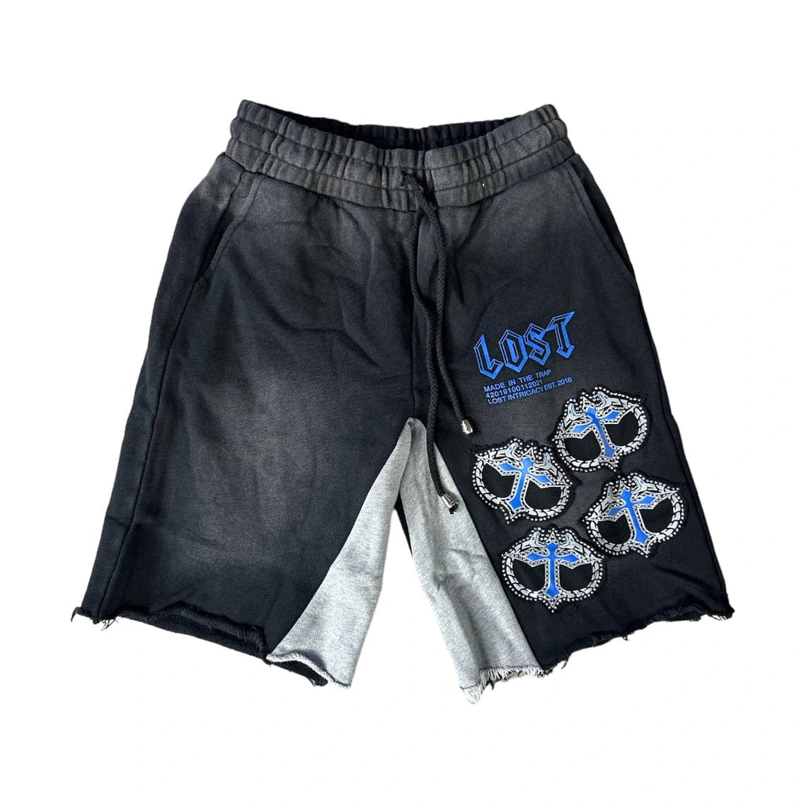 Lost  Acid Wash Shorts
