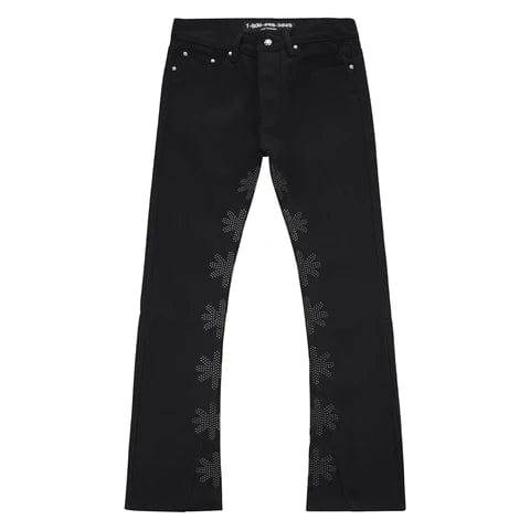 Lost Shdws Studded Denim Black