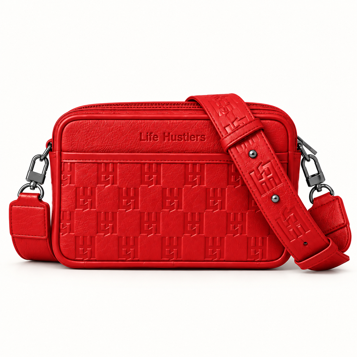 BANDOLERA LIFE HUSTLERS MONOGRAM CROSSBODY BAG