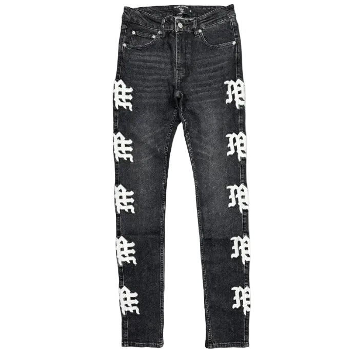 Monogram Denim Black
