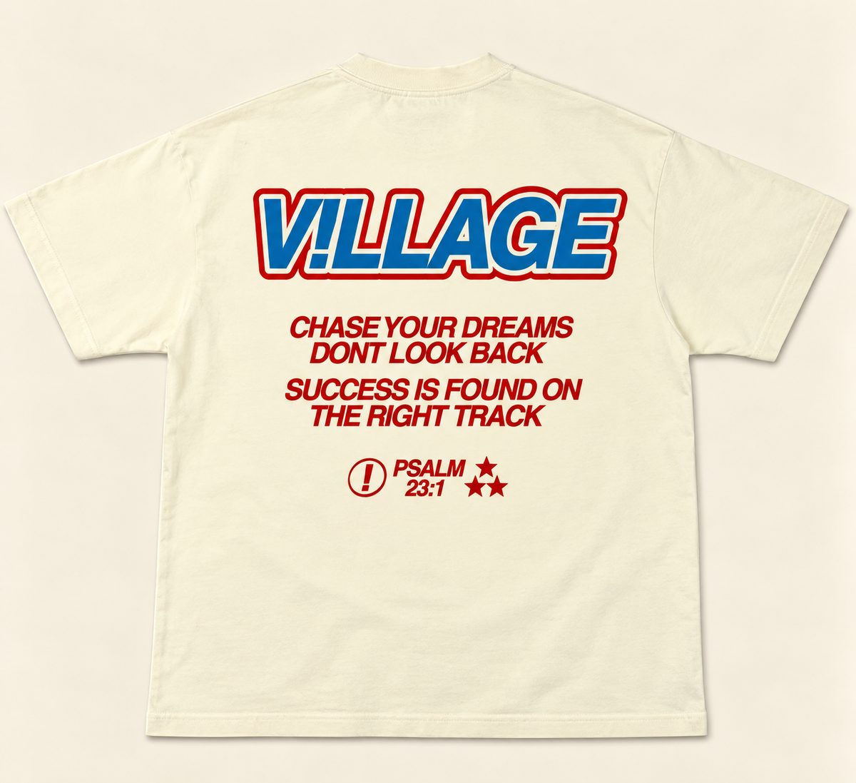 V!LLAGE T-SHIRT BEAGE
