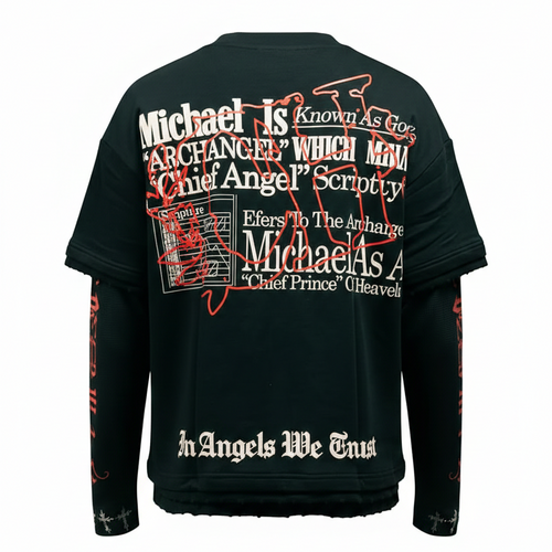 "ARCHANGEL" DOUBLE-LAYERED TEE
