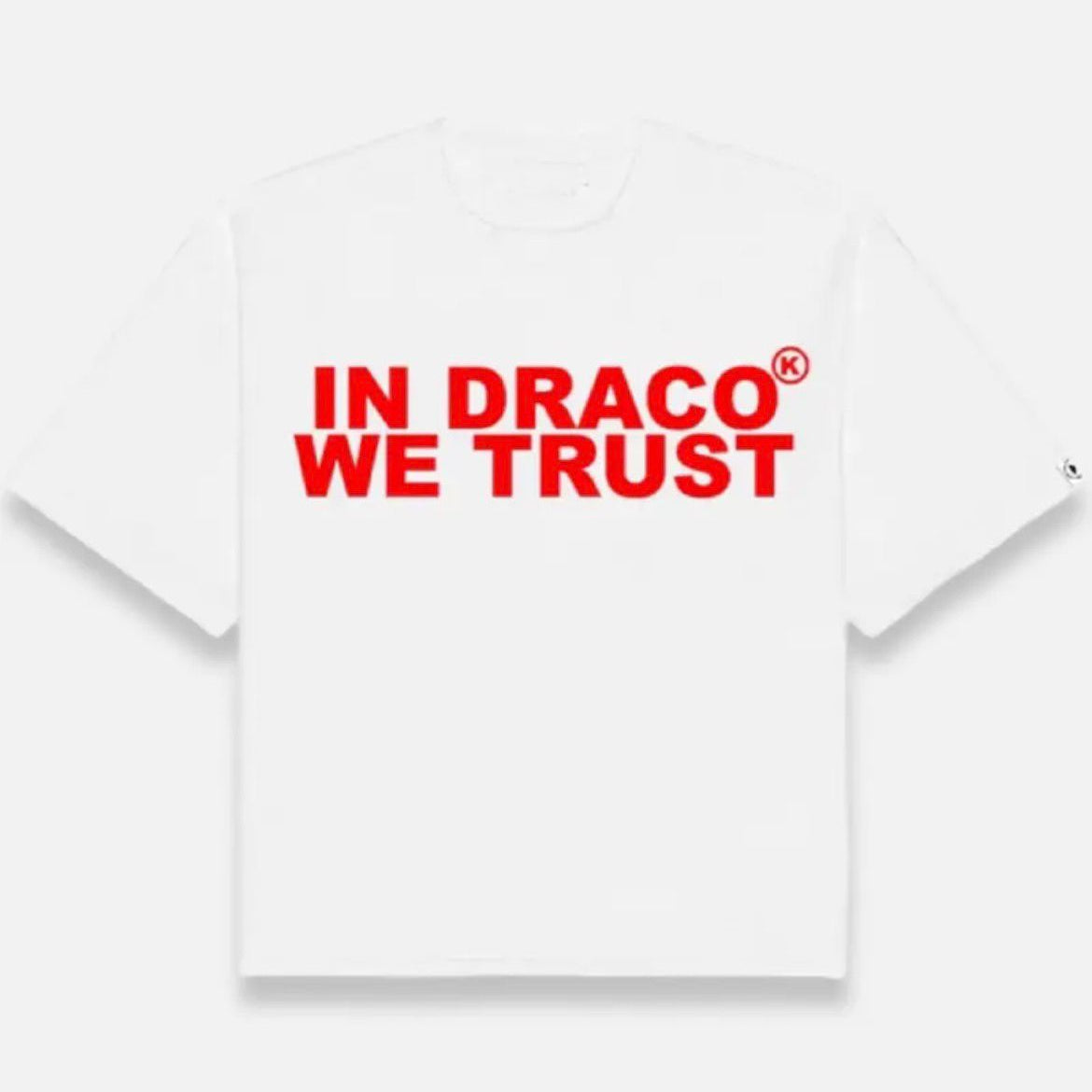 "DRACO TRUST" OVERSIZED TEE (WHITE)